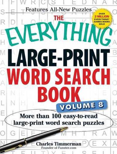 The Everything Large-Print Word Search Book Volume 8