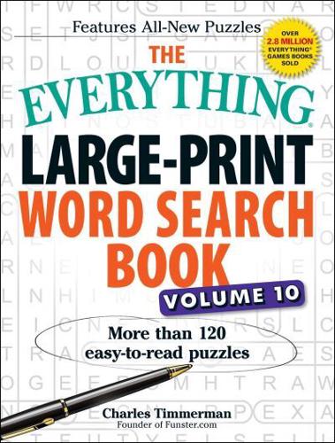 The Everything Large-Print Word Search Book, Volume 10
