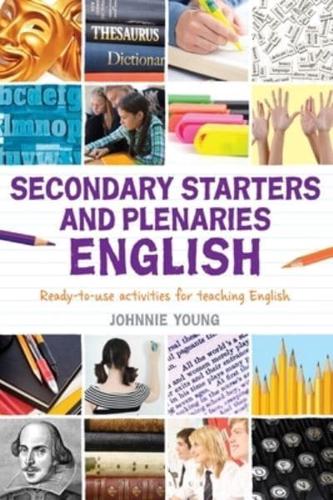 Secondary Starters and Plenaries English