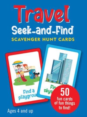 Travel Seek-And-Find Scavenger Hunt Cards (Set of 50 Cards)