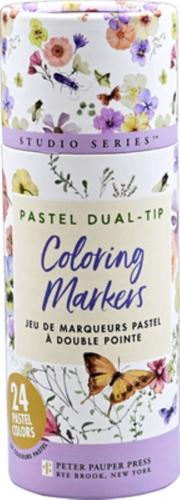 Studio Series Pastel Dual-Tip Markers - 24 Colors