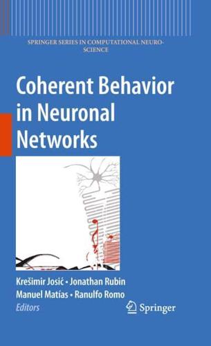 Coherent Behavior in Neuronal Networks