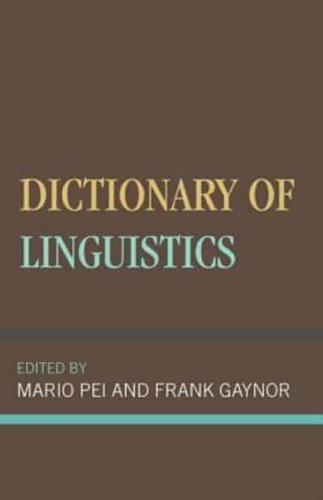 Dictionary of Linguistics