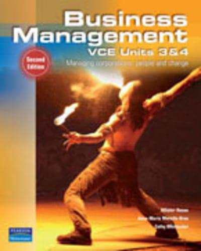 Business Management Units 3&4
