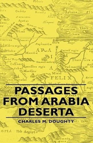 Passages from Arabia Deserta