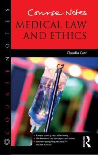 Medical Law and Ethics