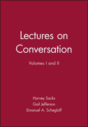 Lectures on Conversation, Volumes I and II