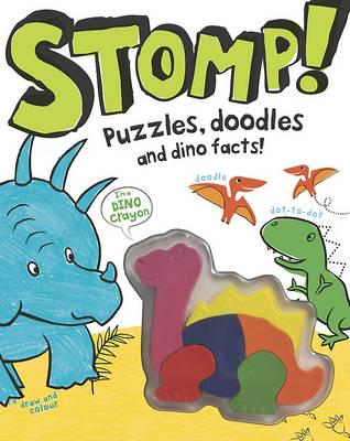 Stomp! - Dinosaur Activity Book With Shaped Crayons