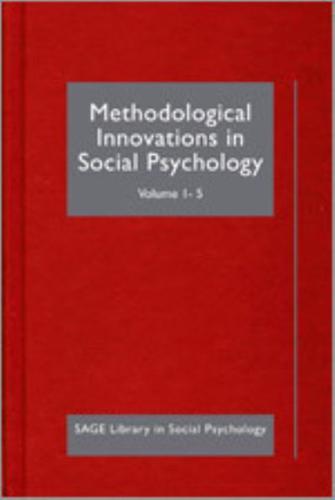 Methodological Innovations in Social Psychology