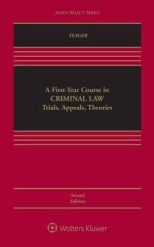 A First-Year Course in Criminal Law