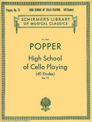 David Popper: High School of Cello Playing, Op. 73