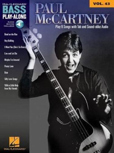 Bass Play Along Volume 43 Mccartney Paul Bgtr Bk/CD