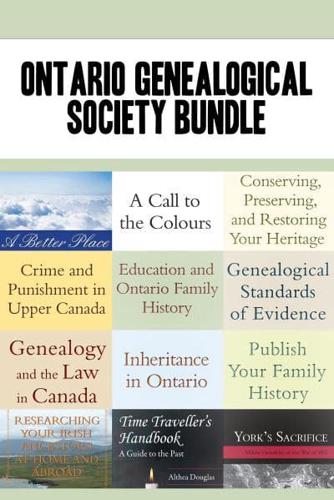 Ontario Genealogical Society 12-Book Bundle