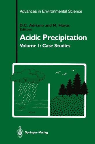 Acidic Precipitation : Case Studies