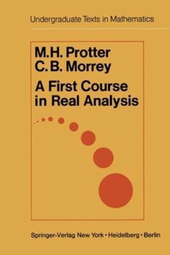 A First Course in Real Analysis