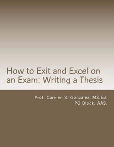 How to Exit and Excel on an Exam