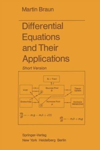 Differential Equations and Their Applications : Short Version