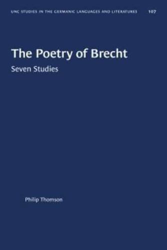 The Poetry of Brecht