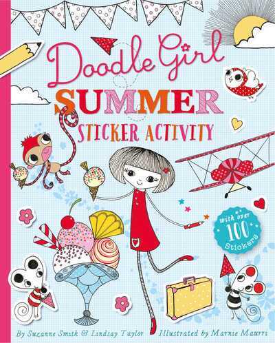 Doodle Girl Summer Sticker Activity