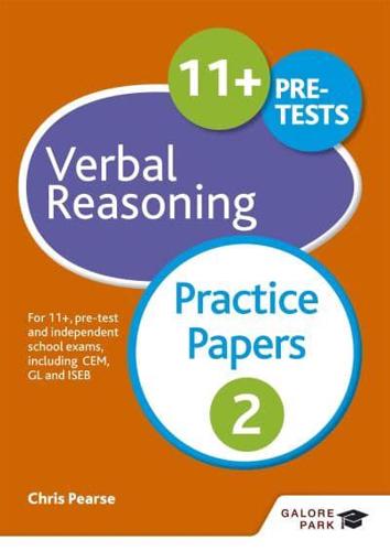 11+ Verbal Reasoning Practice Papers 2