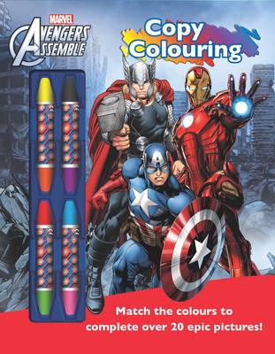 Marvel Avengers Assemble Copy Colouring