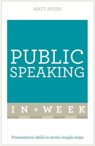 Public Speaking in a Week
