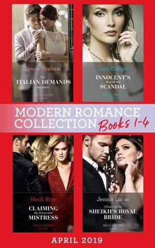 Modern Romance April 2019. Books 1-4
