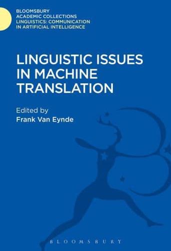 Linguistic Issues in Machine Translation