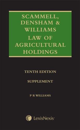 Scammell, Densham & William's Law of Agricultural Holdings