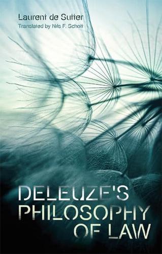 Deleuze's Philosophy of Law