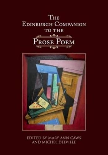 The Edinburgh Companion to the Prose Poem