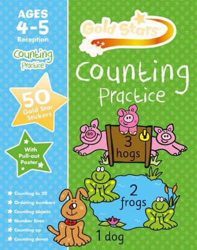 Gold Stars Counting Practice Ages 4-5 Reception