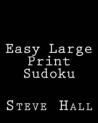 Easy Large Print Sudoku