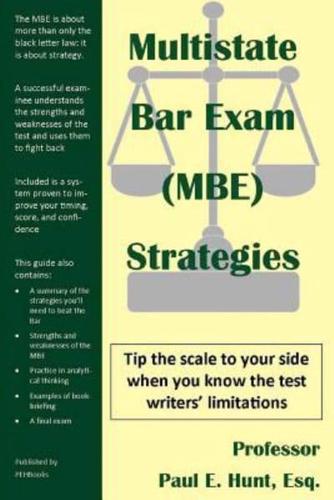 Multistate Bar Exam (MBE) Strategies