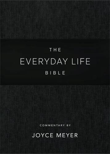 Everyday Life Bible: Black LeatherLuxe¬
