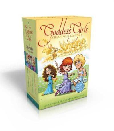 The Goddess Girls Charming Collection Books 9-12 (Charm Bracelet Included!)