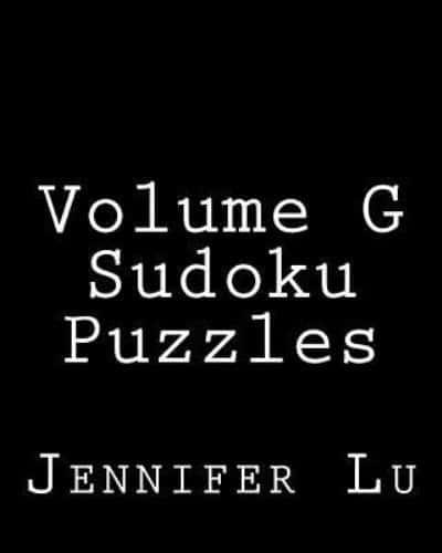 Volume G Sudoku Puzzles