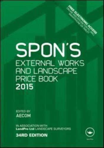 Spon's External Works and Landscape Price Book 2015
