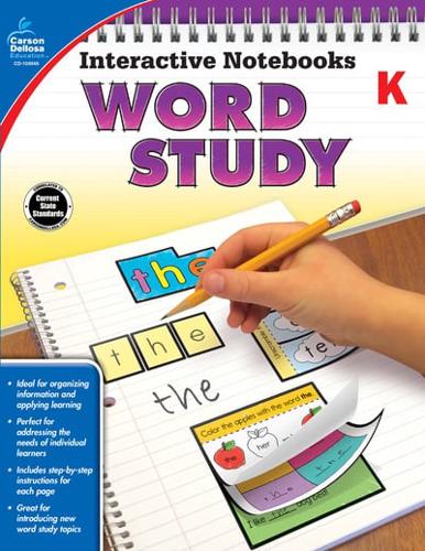 Interactive Notebooks Word Study, Grade K
