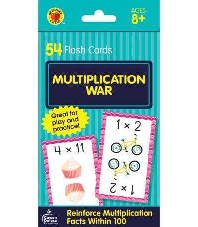Multiplication War Flash Cards