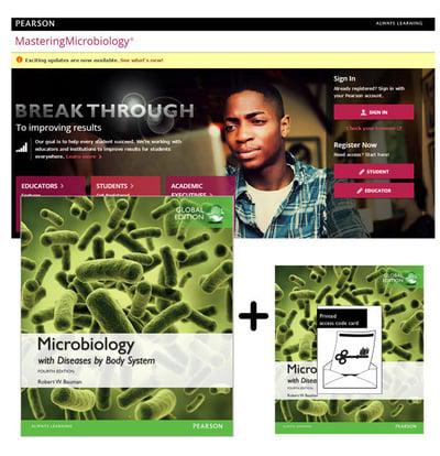 Microbiology With Diseases by Body System, Global Edition + Mastering Biology With eText