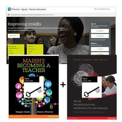 Your Professional Experience Handbook eBook + Marsh's Becoming a Teacher MyLab Education With eText