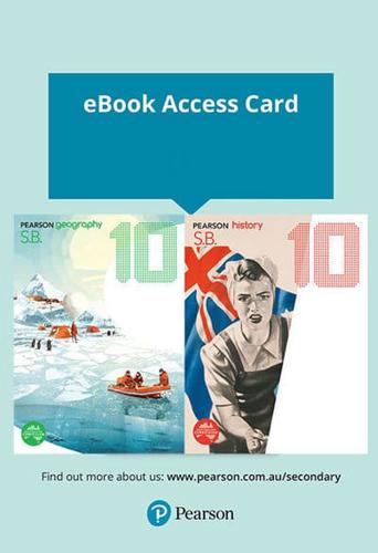 Pearson Geography 10 & History 10 Reader+ (Access Card)