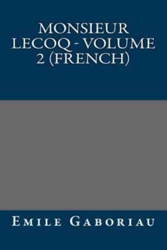 Monsieur Lecoq - Volume 2 (French)