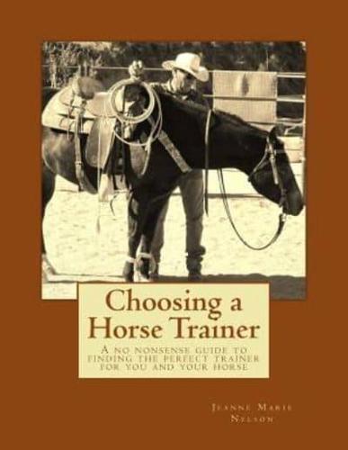 Choosing a Horse Trainer