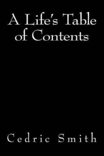 A Life's Table of Contents