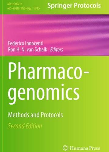 Pharmacogenomics : Methods and Protocols