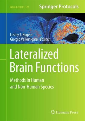 Lateralized Brain Functions : Methods in Human and Non-Human Species