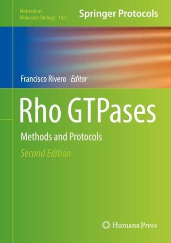 Rho GTPases : Methods and Protocols