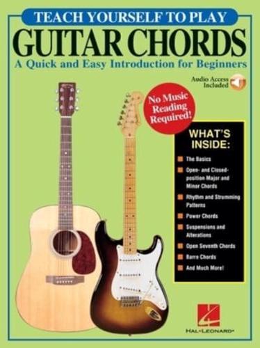 Gorenberg Teach Yourself to Play Guitar Chords Gtr Tab Bk/Online Audio